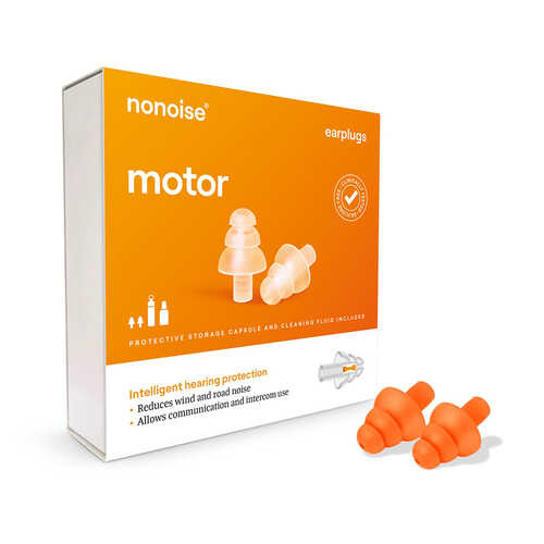 NONOISE MOTOSİKLET KULAK TIKACI TURUNCU