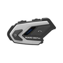 NUKROTECH - NUKROTECH NUKRO M6 PLUS BLUETOOTH 6 KİŞİLİK İNTERKOM SİLVER