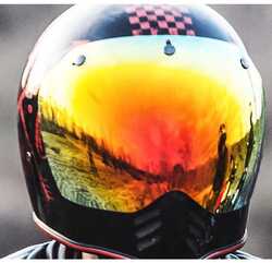 PREMIER - PREMIER MX 3 BUTON KASK CAMI RED CHROMED (1)