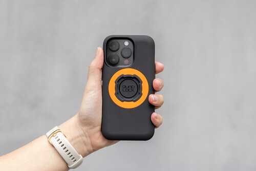 QUADLOCK MAG UYUMLU TELEFON KILIFI HALKASI TURUNCU