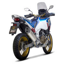SC PROJECT - SC Projects Slip On Titanium Honda Africa Twin 1100 (22-23) Egzoz (1)