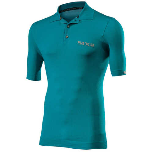 SIX2 POLO T-SHIRT TURKUAZ