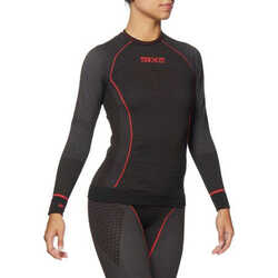 SIX2 KIŞLIK TERMAL UZUN KOLLU T-SHIRT SİYAH KIRMIZI TS2W CU - Thumbnail