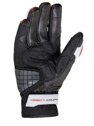 SPIDI CARBO 4 COUPE DERİ ELDİVEN KIRMIZI BEYAZ