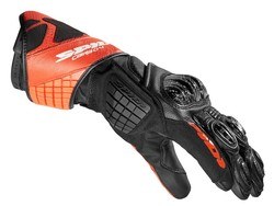 SPIDI CARBO 4 DERİ ELDİVEN SİYAH TURUNCU - Thumbnail