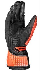 SPIDI CARBO 4 DERİ ELDİVEN SİYAH TURUNCU - Thumbnail