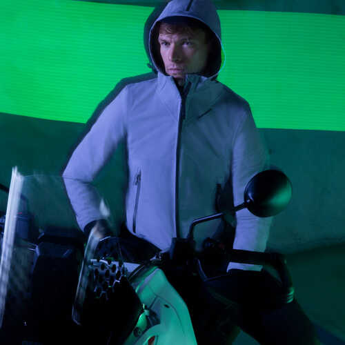 SPIDI HOODIE SHELL H2OUT CEKET SİYAH