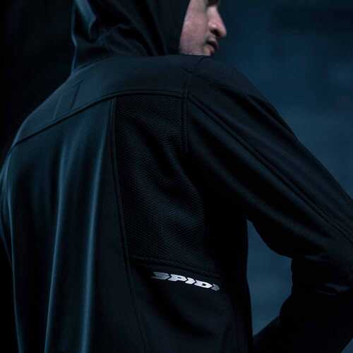 SPIDI HOODIE ARMOR EVO TEKSTİL CEKET SİYAH