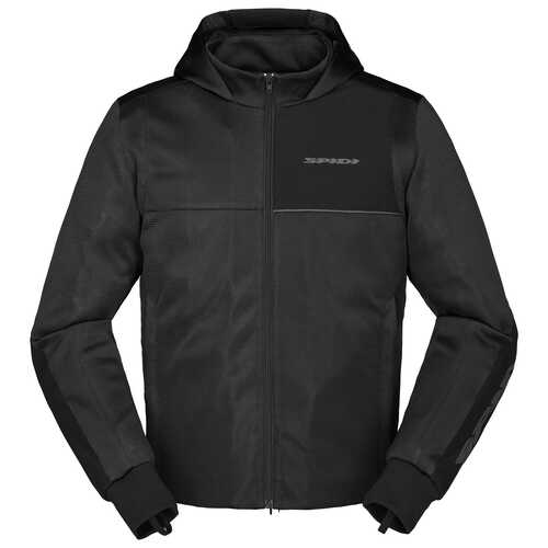 SPIDI HOODIE NET TEKSTİL CEKET SİYAH