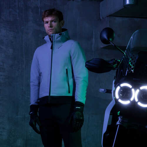 SPIDI HOODIE SHELL H2OUT CEKET BUZ RENGİ