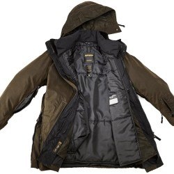 SPIDI MOTOCOMBAT WAX UZUN CEKET KOYU YEŞİL - Thumbnail