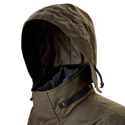 SPIDI MOTOCOMBAT WAX UZUN CEKET KOYU YEŞİL