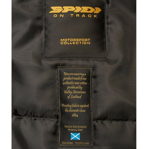 SPIDI MOTOCOMBAT WAX UZUN CEKET KOYU YEŞİL