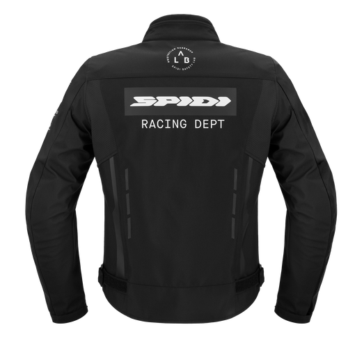 SPIDI MOTOJOY TEKSTİL CEKET SİYAH BEYAZ