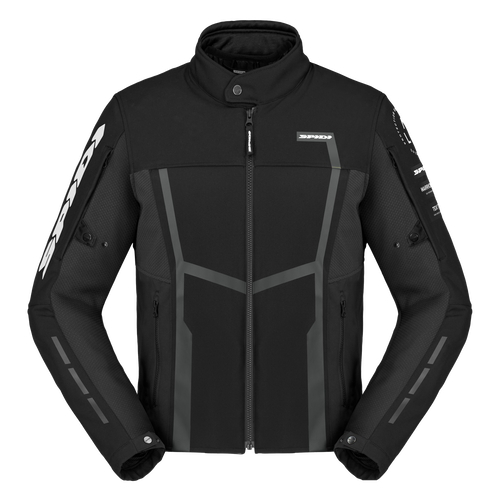 SPIDI MOTOJOY TEKSTİL CEKET SİYAH BEYAZ