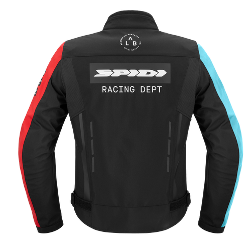 SPIDI MOTOJOY TEKSTİL CEKET SİYAH MAVİ KIRMIZI