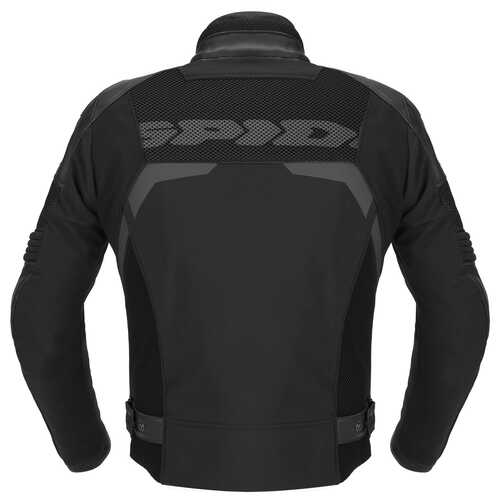 SPIDI RAPID H2OUT DERİ - TEKSTİL CEKET SİYAH