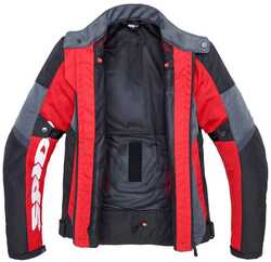 SPIDI TEK NET YAZLIK FİLE TEKSTİL CEKET KIRMIZI - Thumbnail