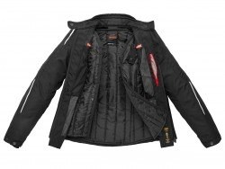 SPIDI TRONIK TEX KADIN CEKET SİYAH/BEYAZ - Thumbnail