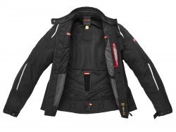 SPIDI TRONIK TEX KADIN CEKET SİYAH/BEYAZ - Thumbnail