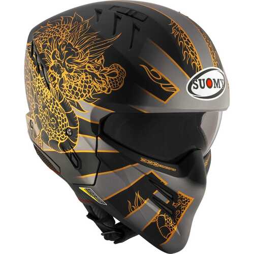 SUOMY ARMOR KASK DRAGON MAT GRİ