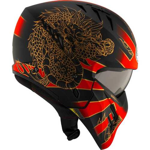 SUOMY ARMOR KASK DRAGON MATT RED