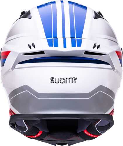 SUOMY SPEEDSTAR 2 KASK VANTAGE BEYAZ MAVİ