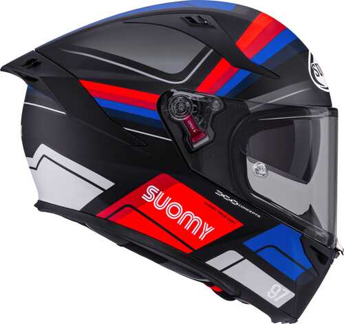 SUOMY SPEEDSTAR 2 KASK VANTAGE MAT SİYAH MAVİ