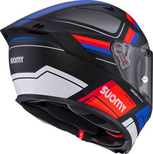 SUOMY SPEEDSTAR 2 KASK VANTAGE MAT SİYAH MAVİ
