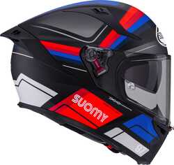 SUOMY SPEEDSTAR 2 KASK VANTAGE MAT SİYAH MAVİ - Thumbnail