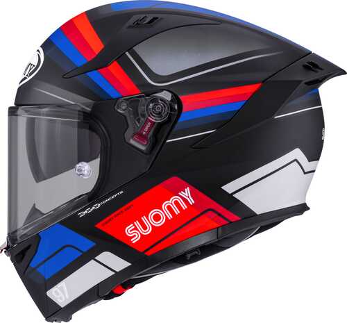 SUOMY SPEEDSTAR 2 KASK VANTAGE MAT SİYAH MAVİ