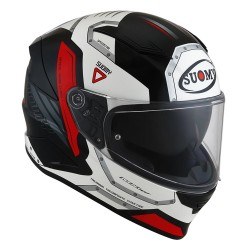 SUOMY SPEEDSTAR KASK AIRPLANE WHITE-RED - Thumbnail