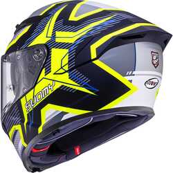 SUOMY STELLAR 2 KASK BLACKSTAR BEYAZ MAVİ - Thumbnail