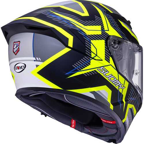 SUOMY STELLAR 2 KASK BLACKSTAR BEYAZ MAVİ
