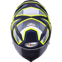 SUOMY STELLAR 2 KASK BLACKSTAR BEYAZ MAVİ - Thumbnail