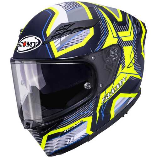 SUOMY STELLAR 2 KASK BLACKSTAR BEYAZ MAVİ