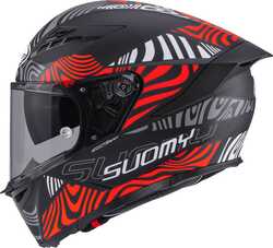 SUOMY STELLAR 2 KASK MOLTEN MATT KIRMIZI - Thumbnail