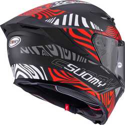 SUOMY STELLAR 2 KASK MOLTEN MATT KIRMIZI - Thumbnail
