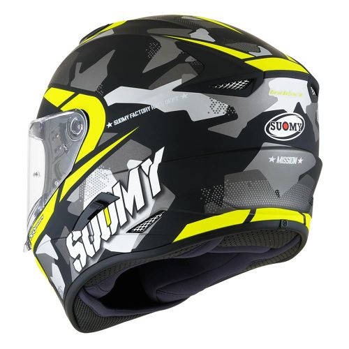 SUOMY STELLAR KASK RACE SQUAD MATT YELLOW