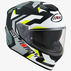 SUOMY - SUOMY STELLAR KASK SWIFT MAT BEYAZ SARI (1)