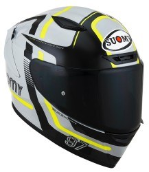 SUOMY TRACK-1 KASK NINETY SEVEN GREY-YELLOW - Thumbnail