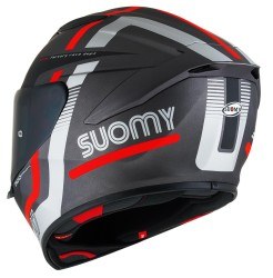 SUOMY TRACK-1 KASK NINETY SEVEN GUN METAL-RED - Thumbnail