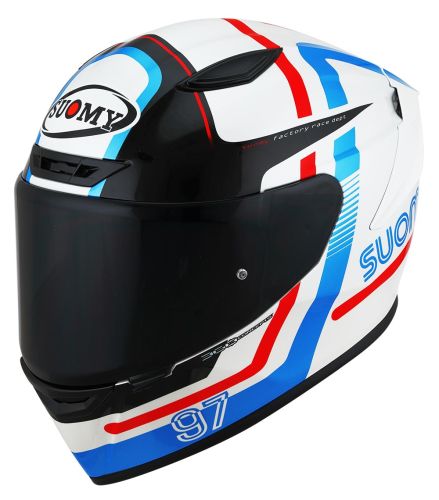 SUOMY TRACK-1 KASK NINETY SEVEN WHITE-RED
