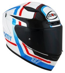 SUOMY - SUOMY TRACK-1 KASK NINETY SEVEN WHITE-RED (1)