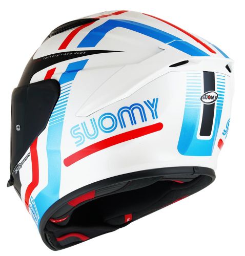 SUOMY TRACK-1 KASK NINETY SEVEN WHITE-RED