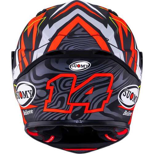 SUOMY TRACK-1 KASK SAM LOWES EDITION 2025 MAT KIRMIZI