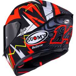 SUOMY TRACK-1 KASK SAM LOWES EDITION 2025 MAT KIRMIZI - Thumbnail