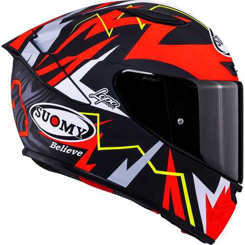 SUOMY TRACK-1 KASK SAM LOWES EDITION 2025 MAT KIRMIZI