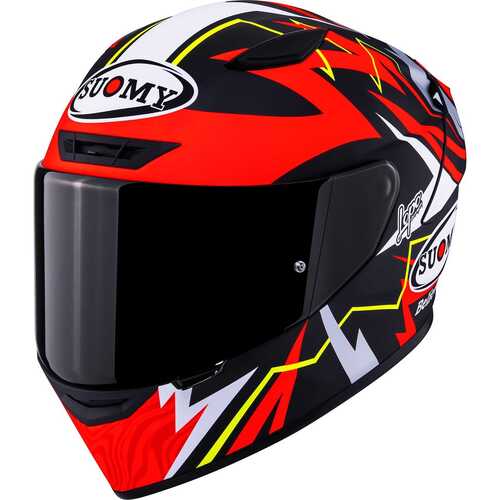 SUOMY TRACK-1 KASK SAM LOWES EDITION 2025 MAT KIRMIZI