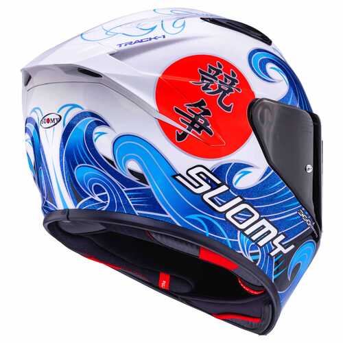 SUOMY TRACK-1 KASK WAVES BEYAZ